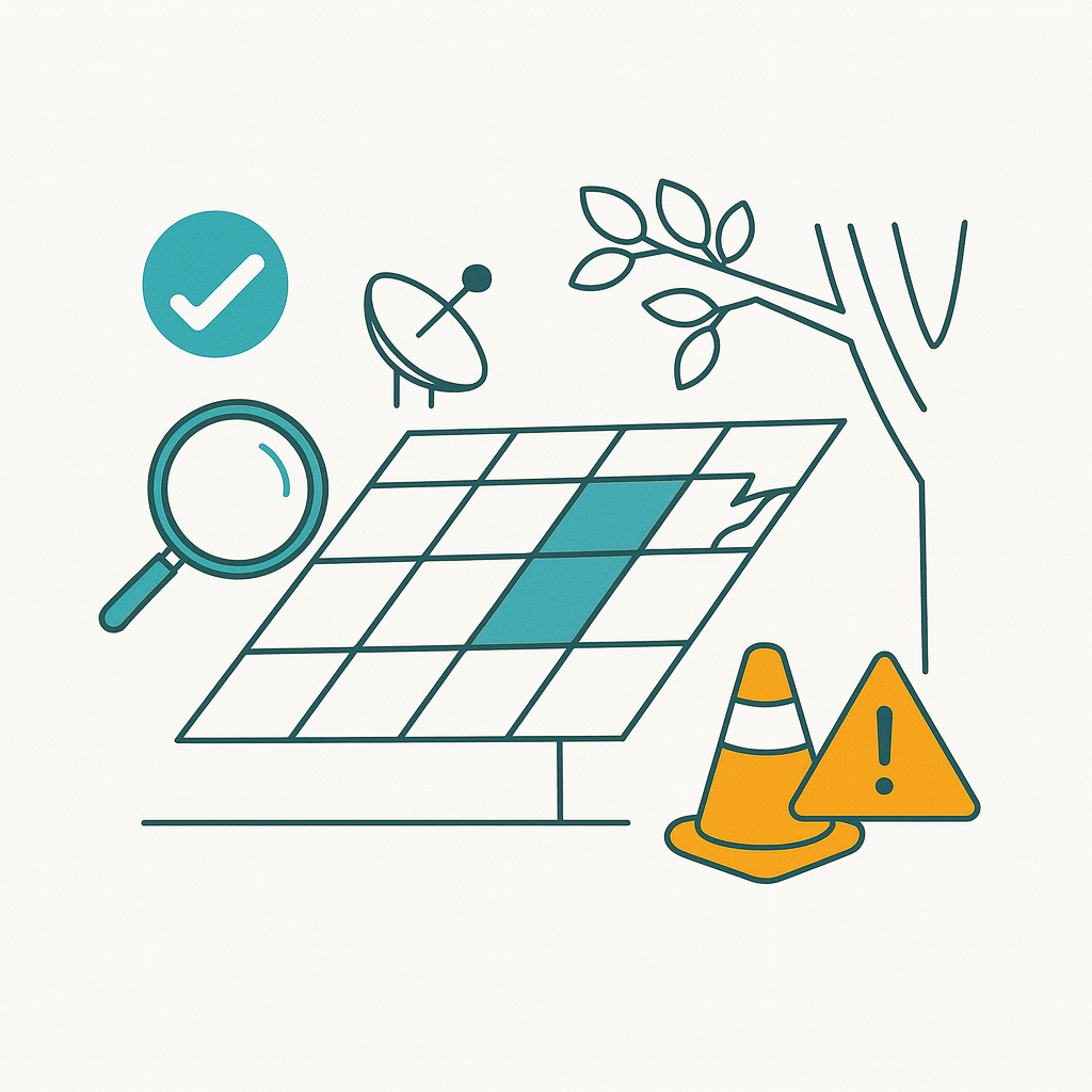 Mantenimiento de placas - Inspección visual