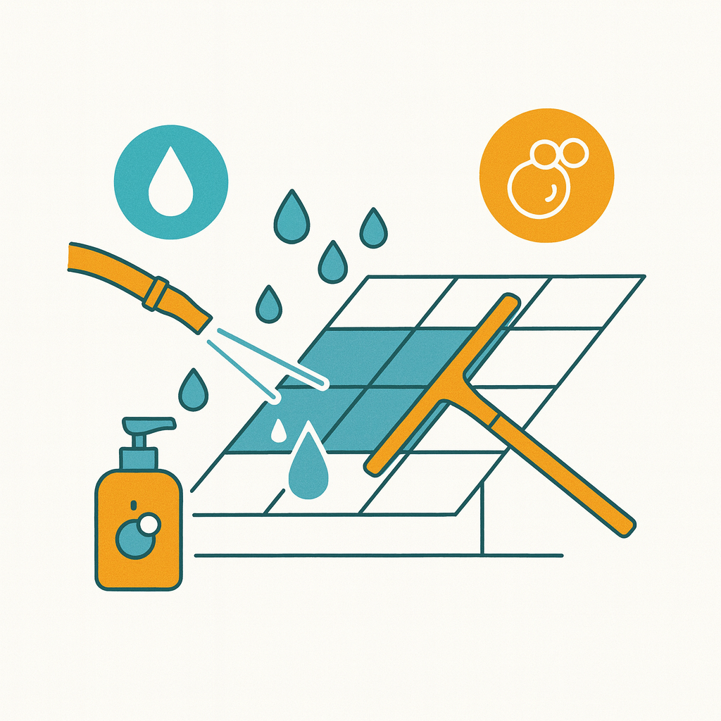 Mantenimiento de placas - Limpieza suave